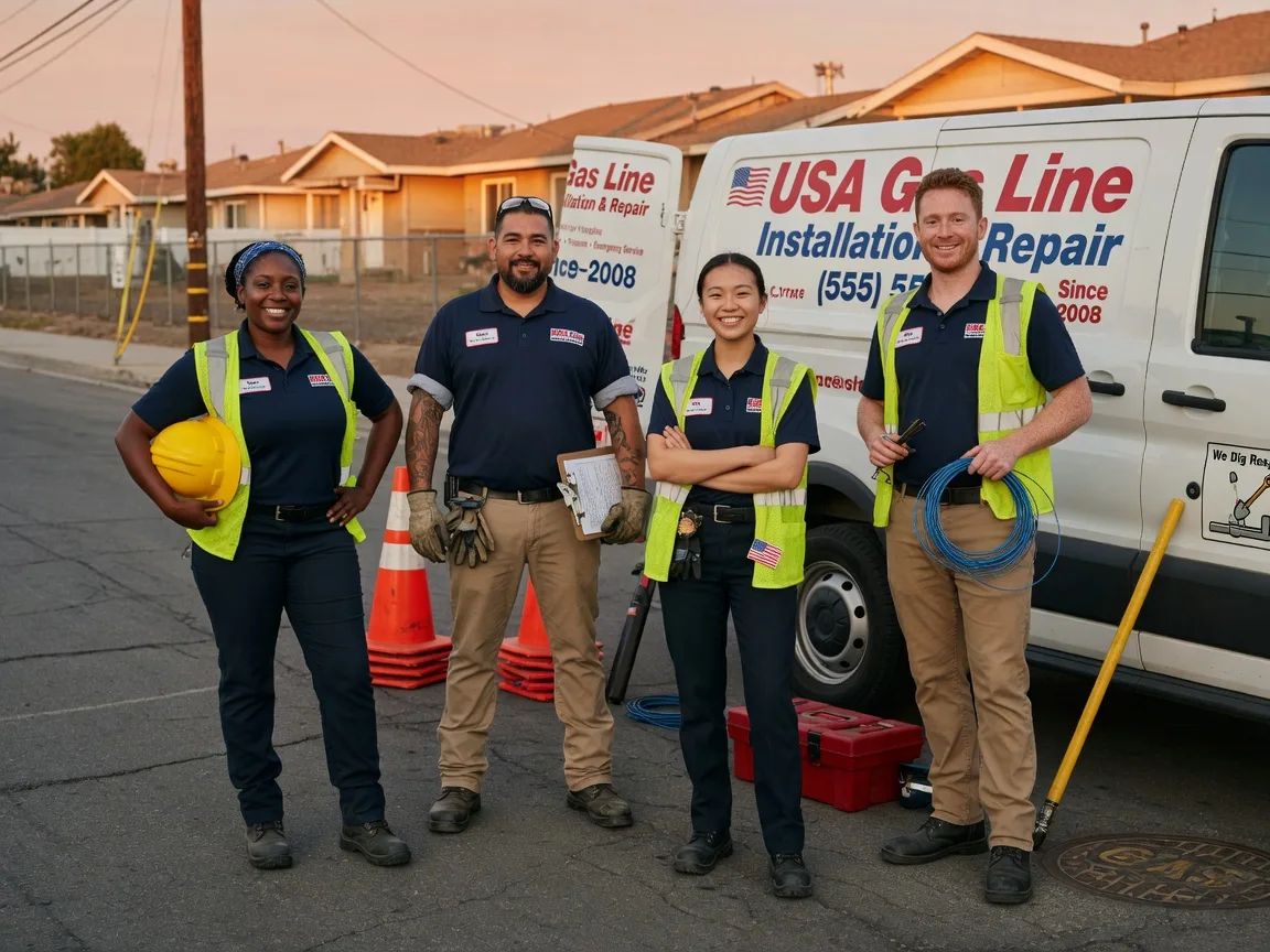 Gas Line Installation company in Prue, OK